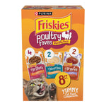 Purina  Poultry Faves, Variety Pack, Gravy, Cat Food Complement, 8 Pack