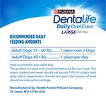 Purina  Daily Oral Care Large Dog Dental Treats with Chicken, 20.7 Oz Pouch (18 Count)